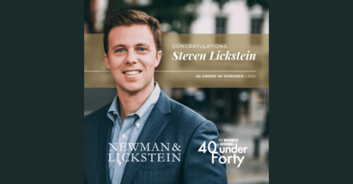 Steven Lickstein Named to 40 Under Forty