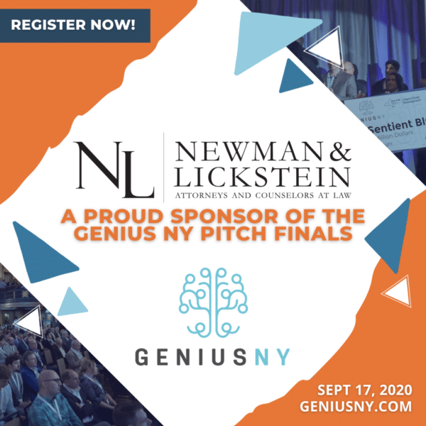 Newman & Lickstein Sponsors GENIUS NY Pitch Finals