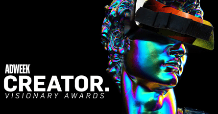 Adweek Creator visionary awards, multicolored statue