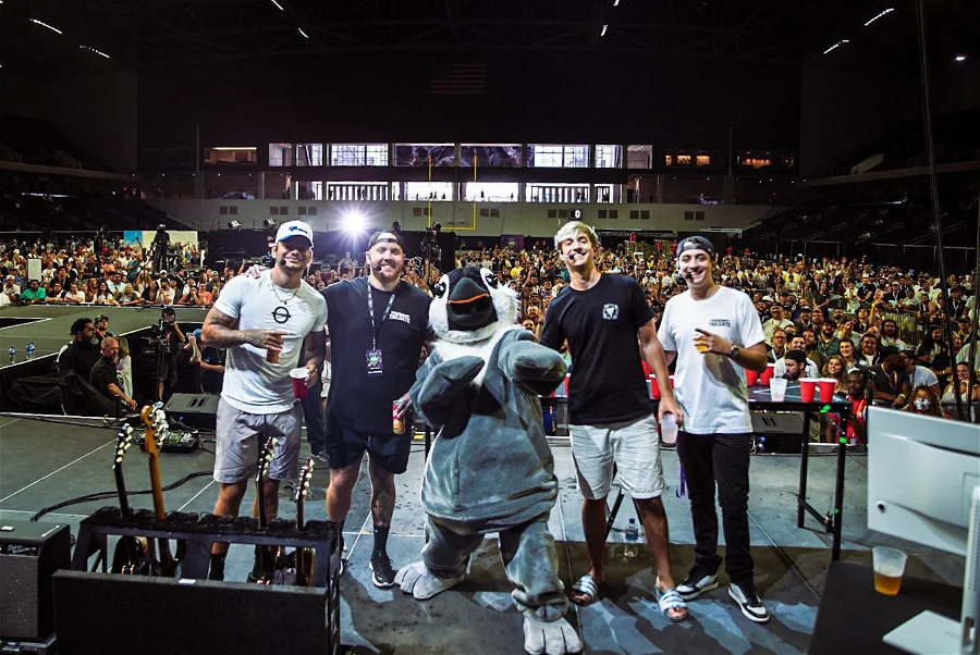 Timthetatman, Kane Brown, Cloaksy at the Tatman Tailgate