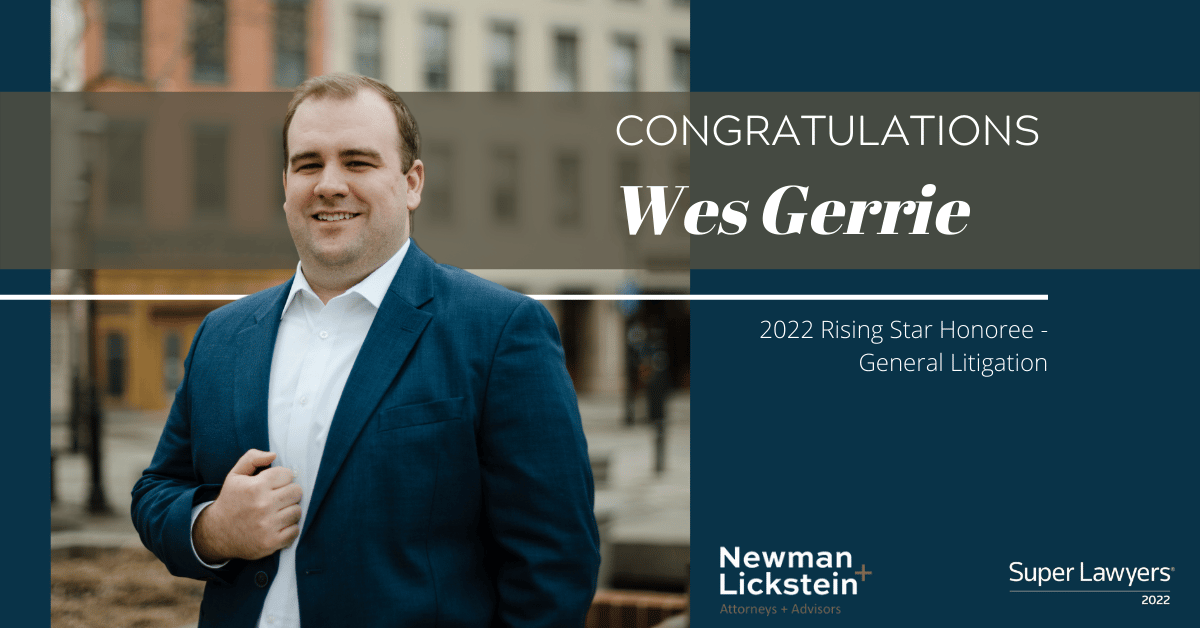 Attorney Wes Gerrie Super Lawyers Rising Star