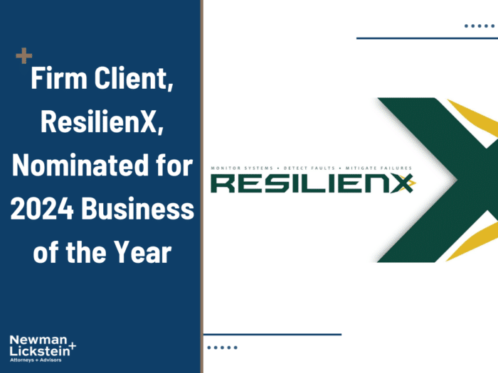 Firm Client, ResilienX, Nominated for 2024 Business of the Year